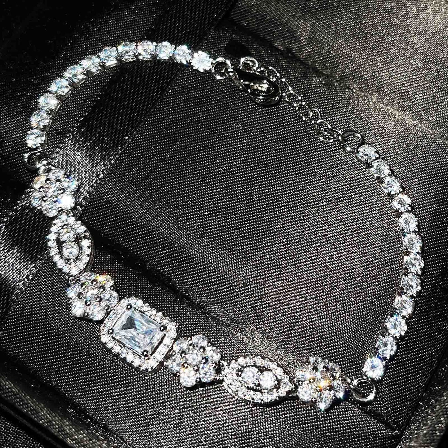S925 Sterling Silver Diamond Bracelet