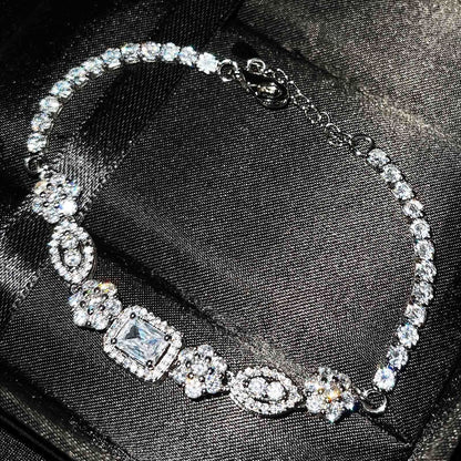S925 Sterling Silver Diamond Bracelet